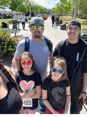 My family & I at last years walk for animals