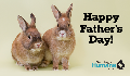 E-Card: Father's Day Rabbits